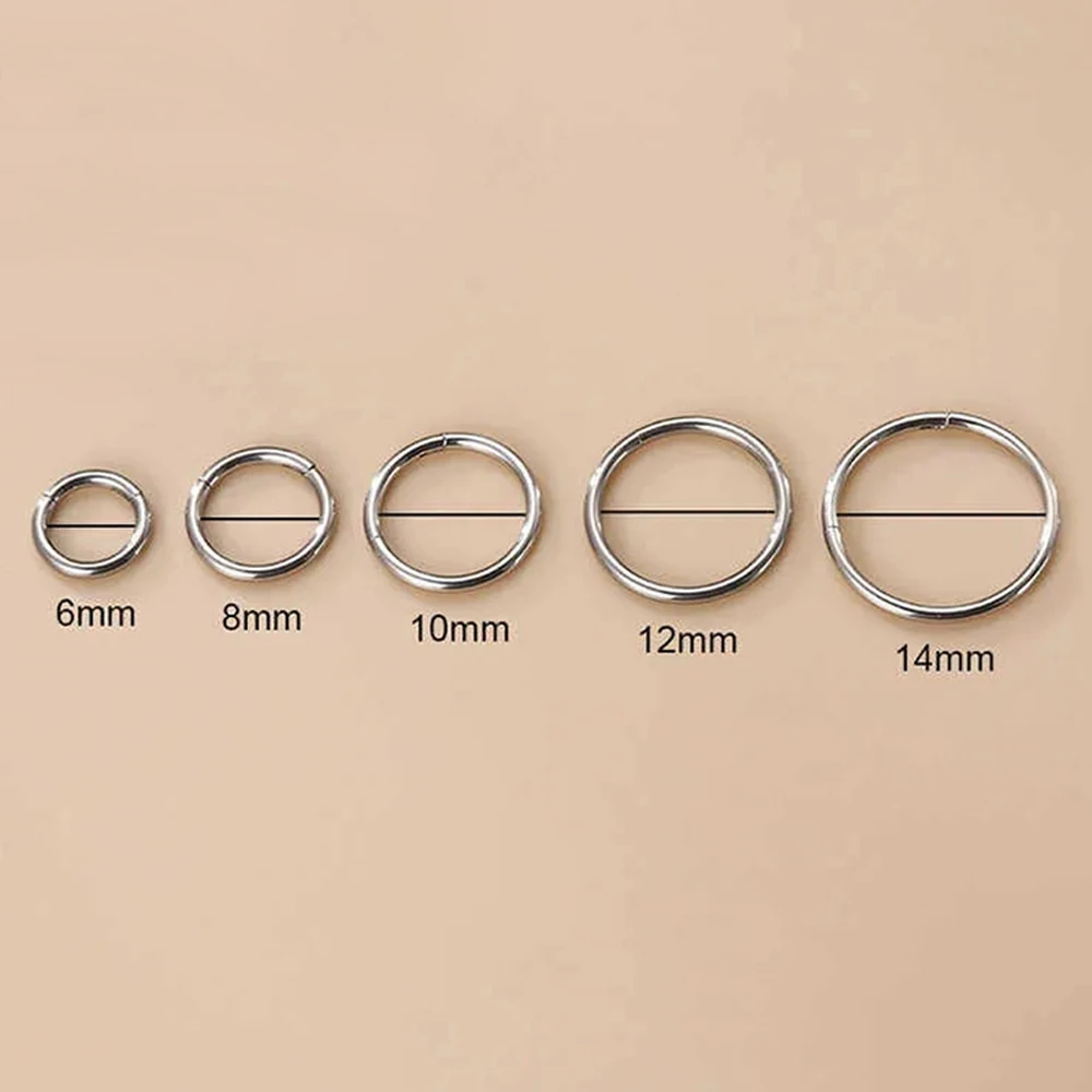 piercing cartilage Hoop nose ring withwith nipple bellybutton piercing  G23 Titanium Zircon studs earrings Body Jewelry