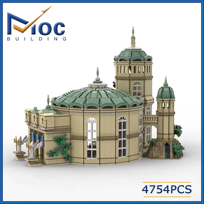 4754pcs Star Movie Serie Theed Royal Palace Building Block MOC Military Model Assembly Bricks Toy For Kid Gift MOC-135332