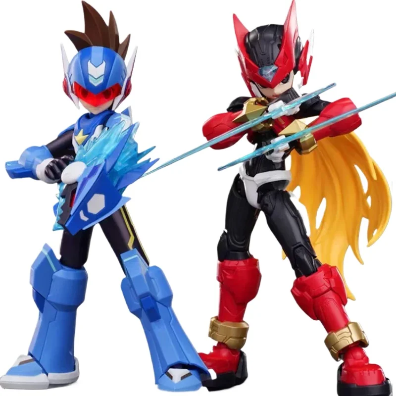 Blokees Champion Class Mega Man Zero & Shooting Star Mega Man Assembled Model Kit Action Figure Collectible Hobby Desktop Model