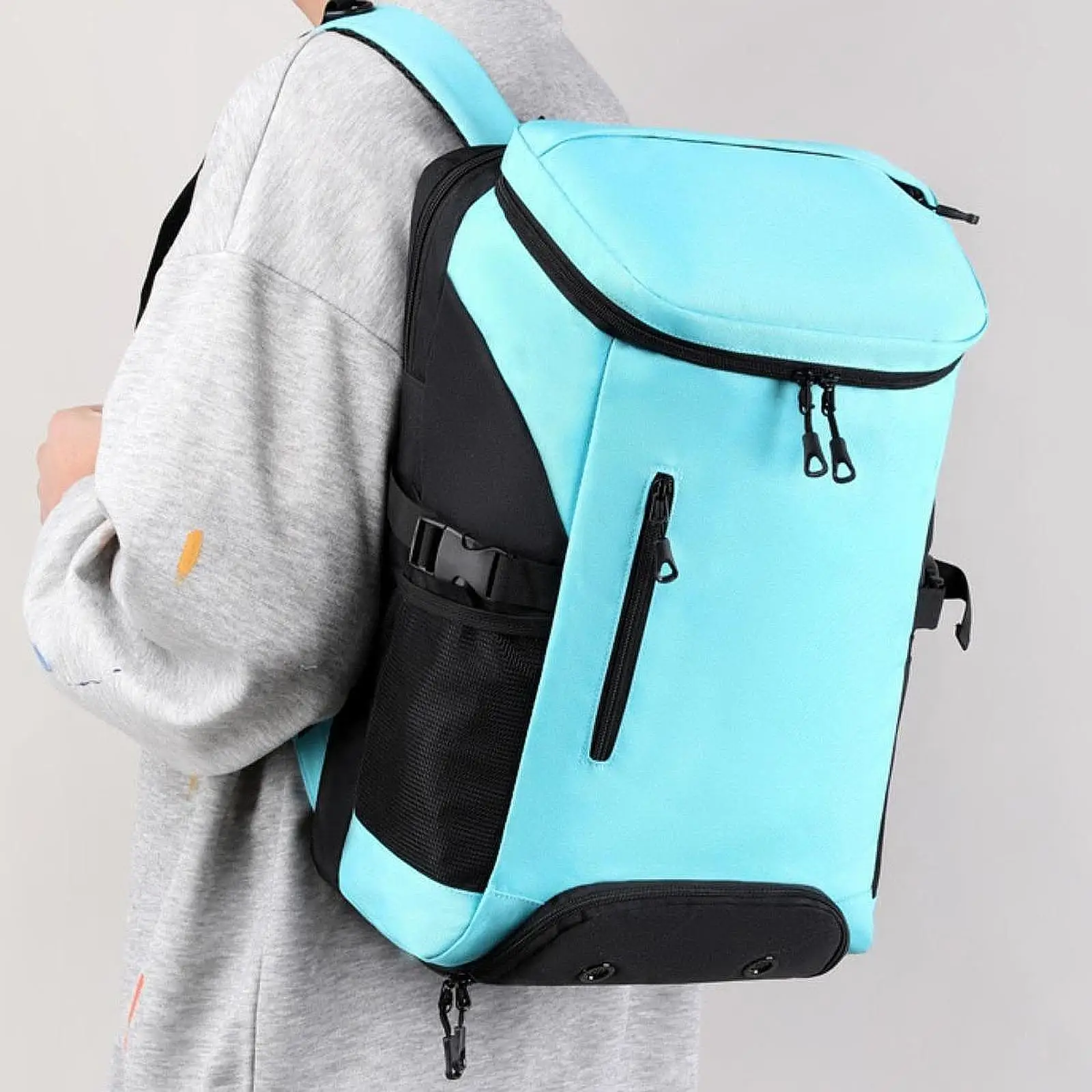 

Badminton and Tennis Racket Bag with Separate Shoe Compartment Spacious Nylon Backpack for Fitness and Sports