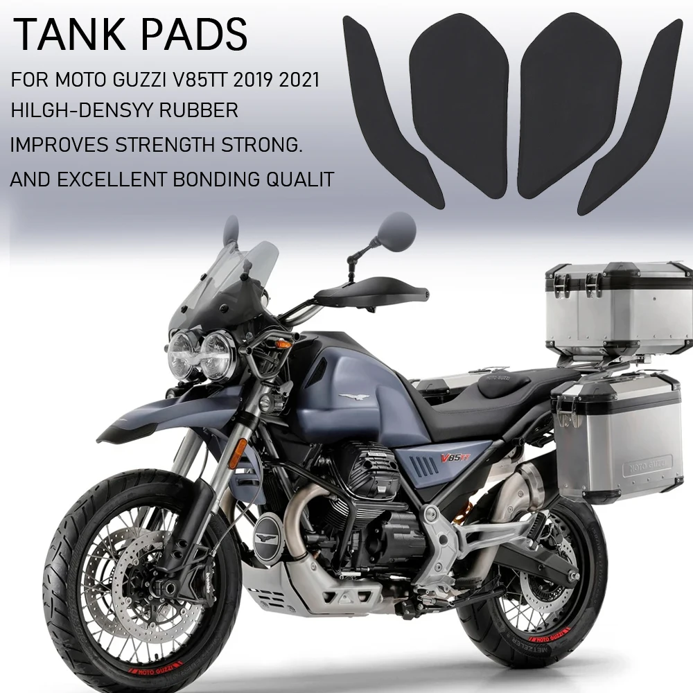 V 85 tt neues Motorrad für Moto Guzzi V85tt 2019 2020 2021 - Tank Pad Protector Aufkleber Aufkleber Gas Knie Griff Tank Traktion spad