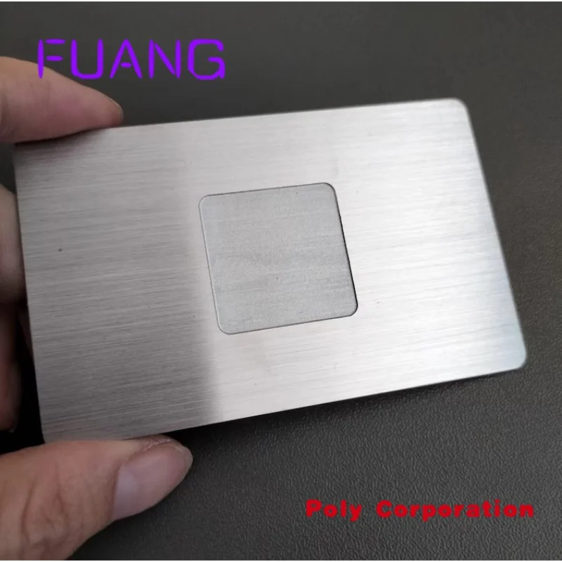 Custom  New Design High Quality Blank Stainless Steel Brass NFC Metal Business Card