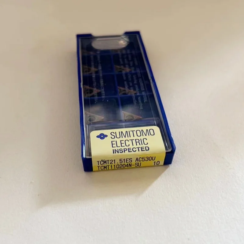 

Sumitomo TCMT110204N-SU AC530U /TCMT110208N-SU AC530U turning blade carbide inserts Cutting Tools 10Pcs