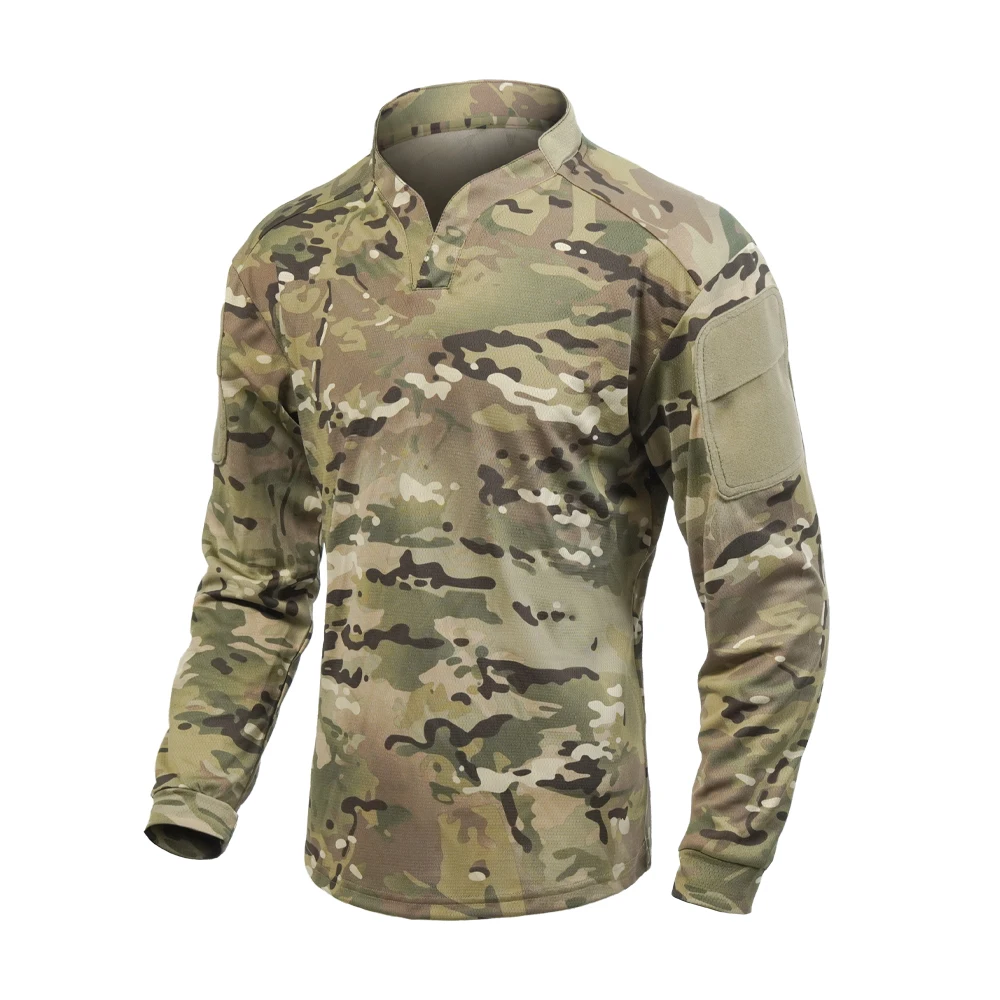 DMGear Velocity Style Rugby Shirt Quick Dry VS Tactical Long Sleeve T-shirt CAG Love Breathable Stretch Combat Shirt Outdoor