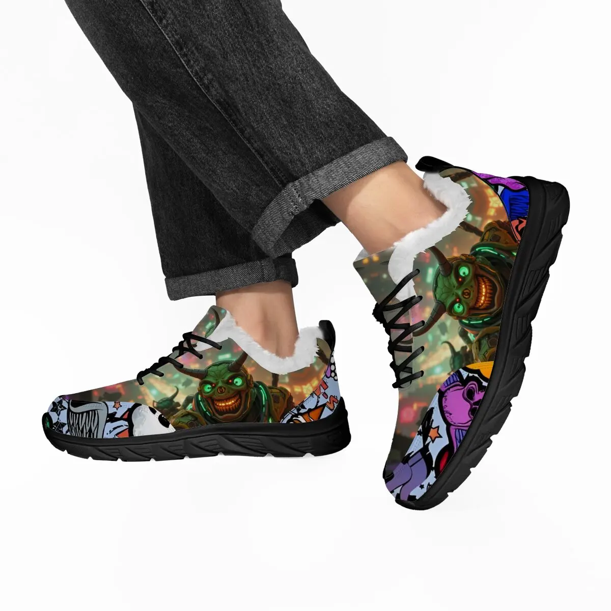 أحذية شتوية للرجال غير قابلة للانزلاق أحذية رياضية خفيفة الوزن للجري للرجال أحذية رياضية مريحة للتدريب أحذية مشي كاجوال