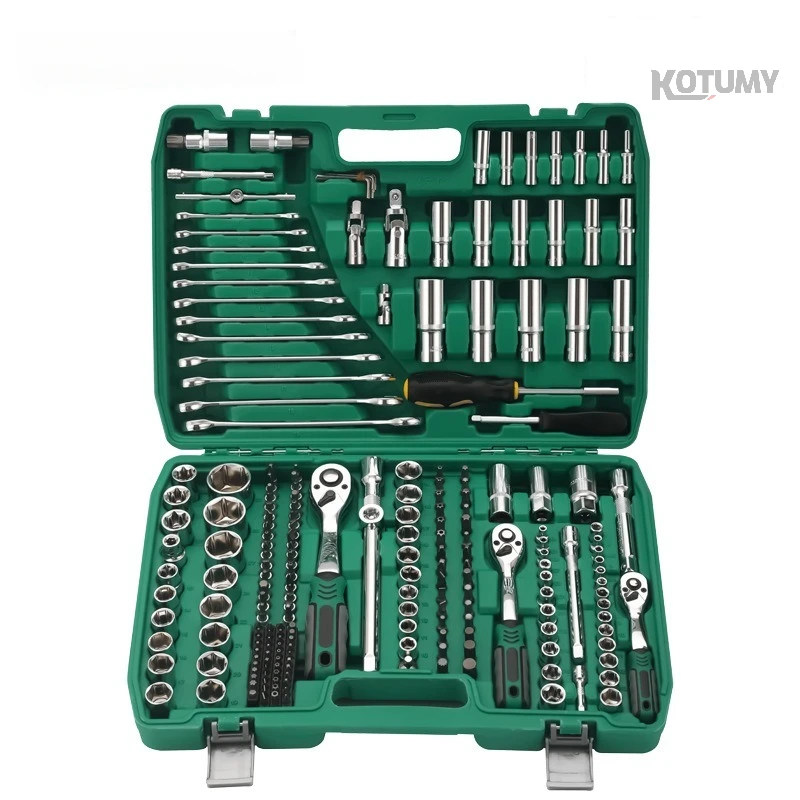 

216Pcs Socket Wrench Set Auto Repair Tool Kit with Ratchet Spanner
