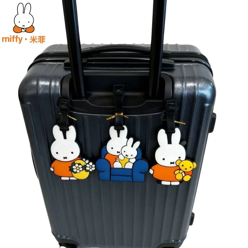 

Cute Miffy Fashion Versatile Creative Pattern Romantic Peripheral Miffy Luggage Bag Tag Travel Check-in Tag Best Friend Gift