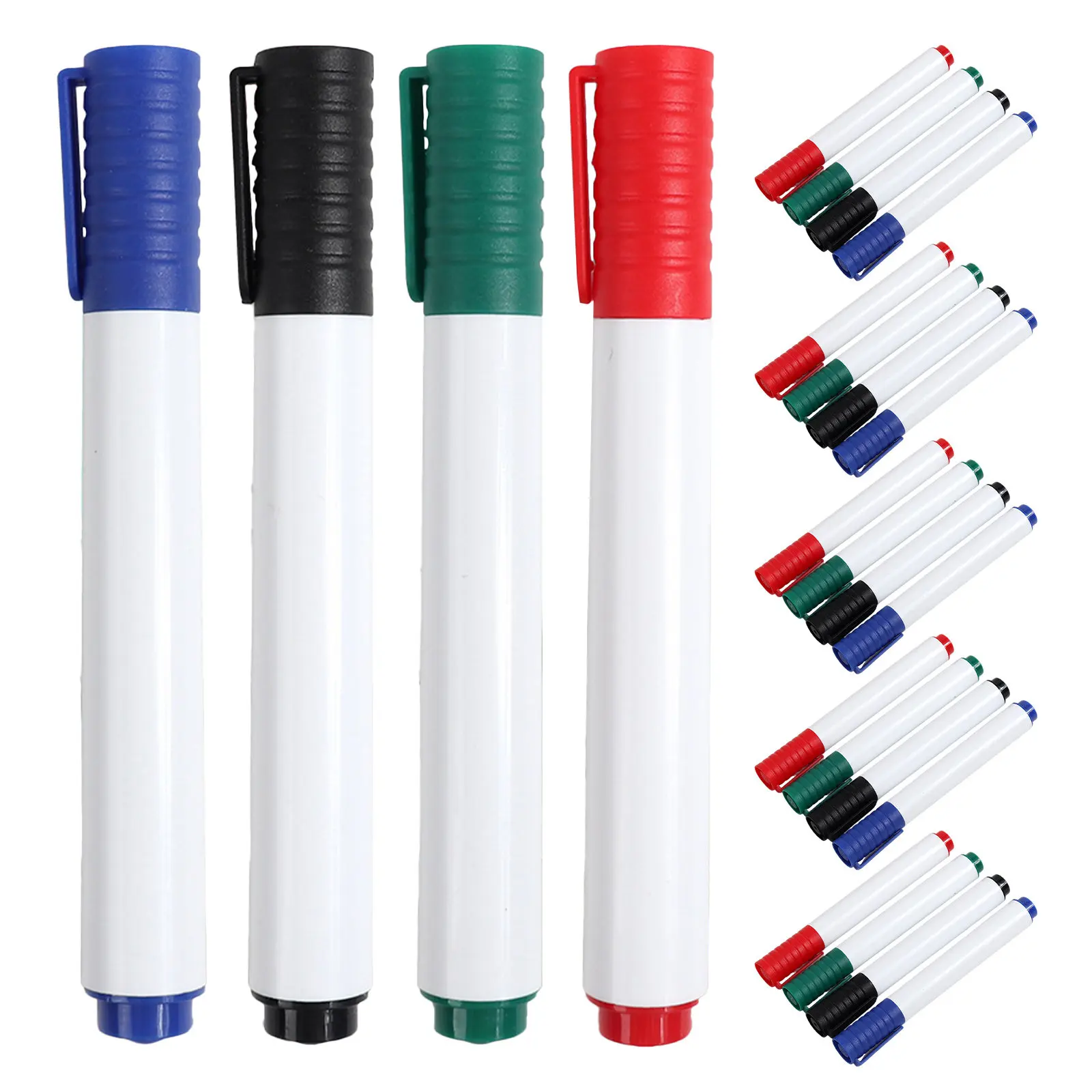 24Pcs Water Based Liquid Chalk Pens Fast Drying Erasable for Whiteboards Blackboards Glass Windows Cafe Menu Boards Student