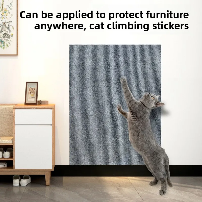 

Self-adhesive DIY Cat Scratching Mat for Cats Kittens Furniture Sofa Protector Board Paws Sharpen Anti-scratching Carpet