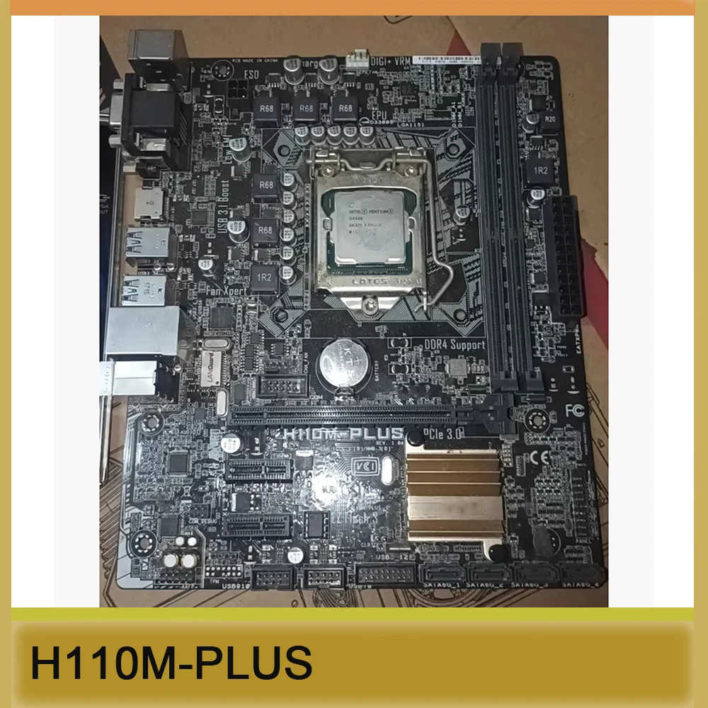 Para placa-mãe A-S-U-S H110M-PLUS
