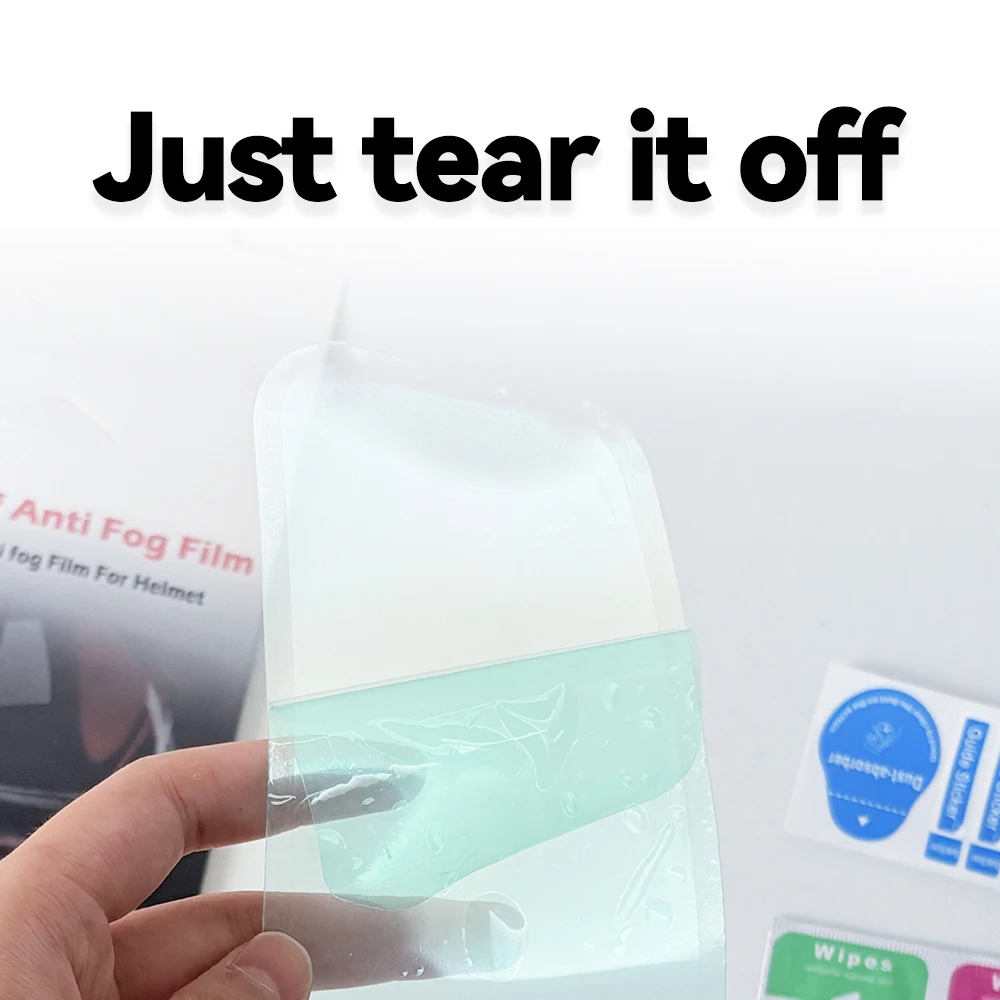 Anti Fog Films for Motorcycle Helmet Anti-Fogging Stickers A Must-have for Riders in Winter Very Thin Moto Helmets Parts image 5