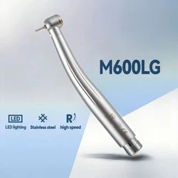 M600LG Handpiece with LED Light M4 Push Button High Speed Handpiece Air Turbine 2/4 Hole Dentist Tool dentista