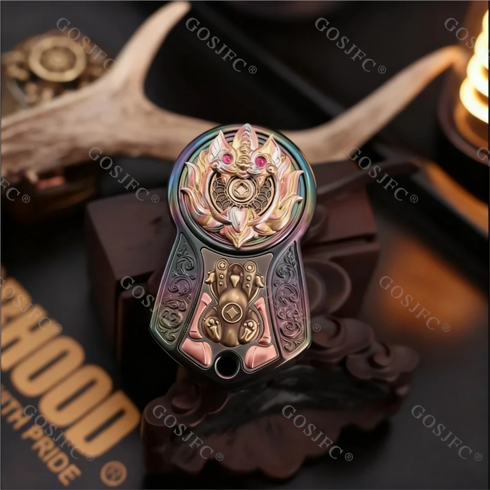 CHIMAGO EDC Mechanical Fidget Slider Stress Relief Toy Fidget Toys For Adults Limited To 50 Push Slider Original Designs