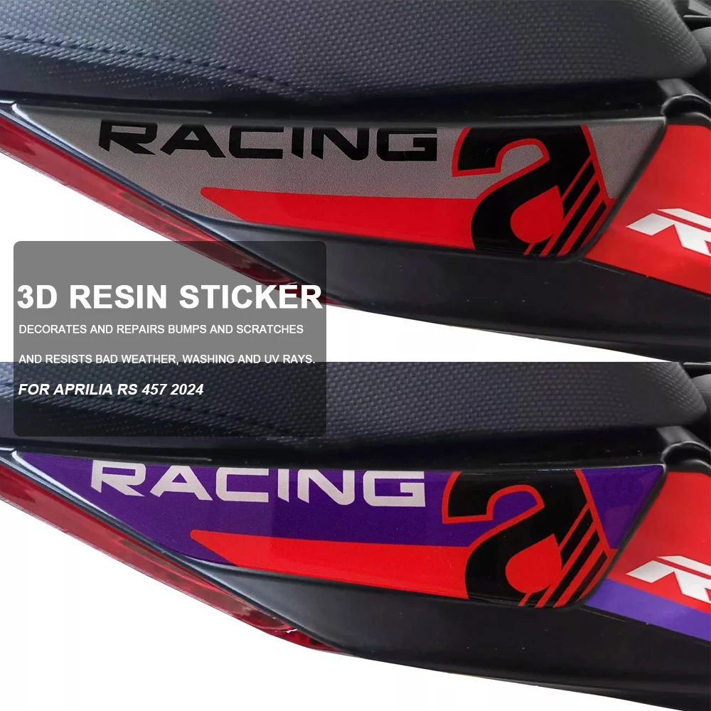 For Aprilia RS 457 rs457 2024 Motorcycle Side Sticker Non-slip Accessories Stickers Decoration Set for Body Decal Protection