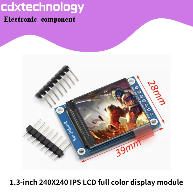 Imagem -03 - Tela Lcd Oled Colorida hd Spi Tela Tft 096 13 144 18 St7735