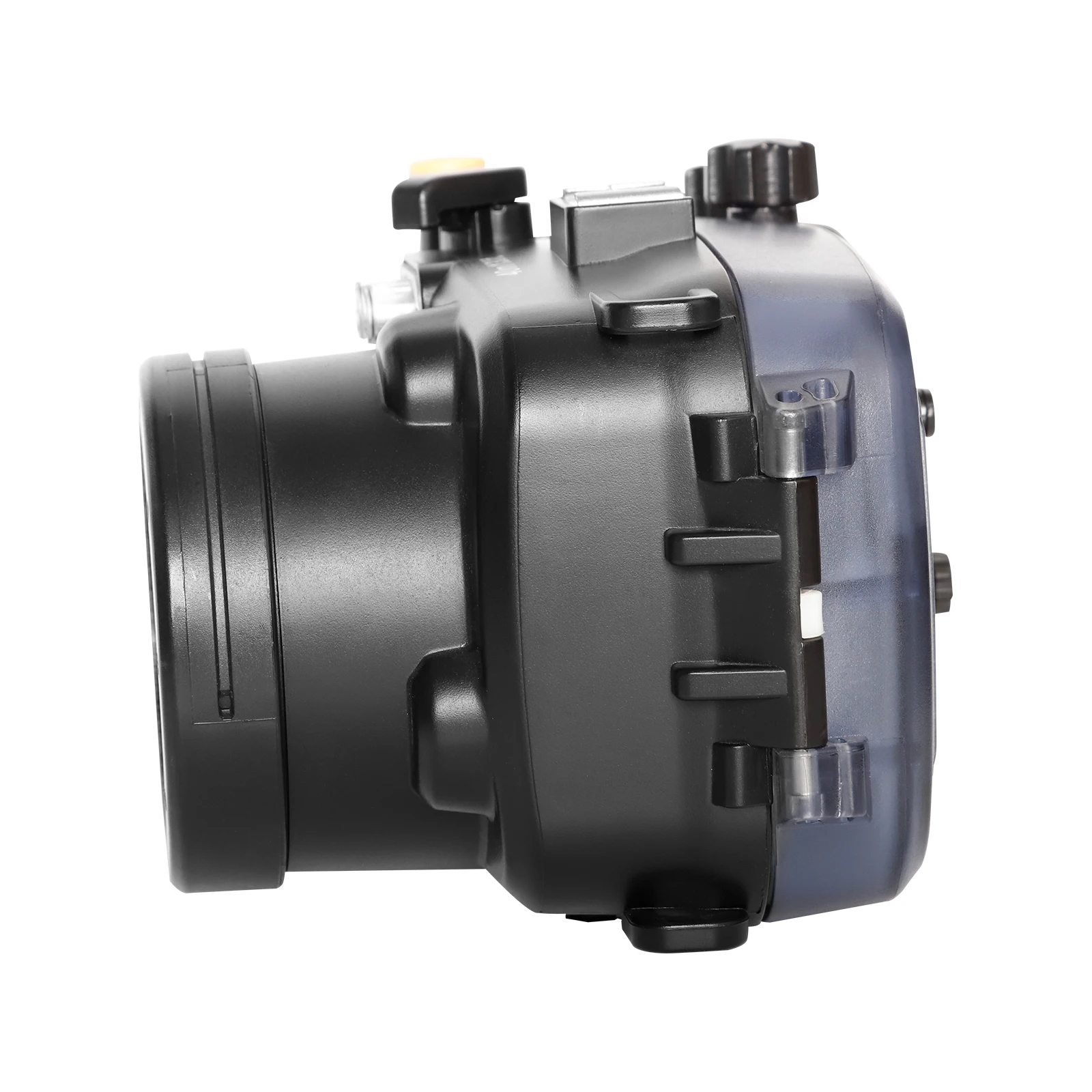 40m Wasserdichter Professioneller Kunststoff-Wasserschutzkoffer Kompatibel mit Sony A6000 mit 67mm Gewindeanschluss – Detail 5