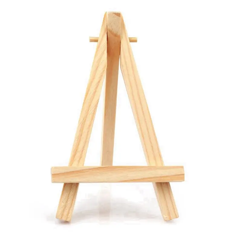 Superior-50 Sets Mini Display Easel With Canvas 8X8cm Wedding Table Numbers Painting Hobby Painting Craft DIY