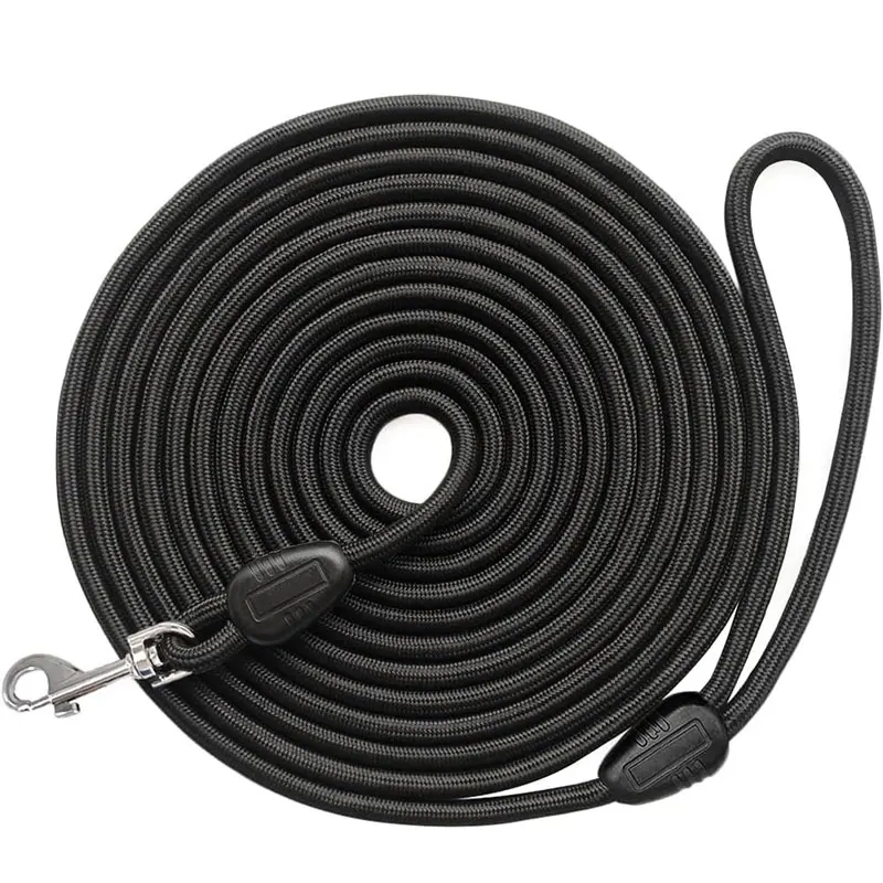 5M/10M/15M lange Trainingsleine für Hunde – robuste Nylon-Rückrufleine für Agility-Training, Hundeleine für mittelgroße und große Hunde – Detail 2