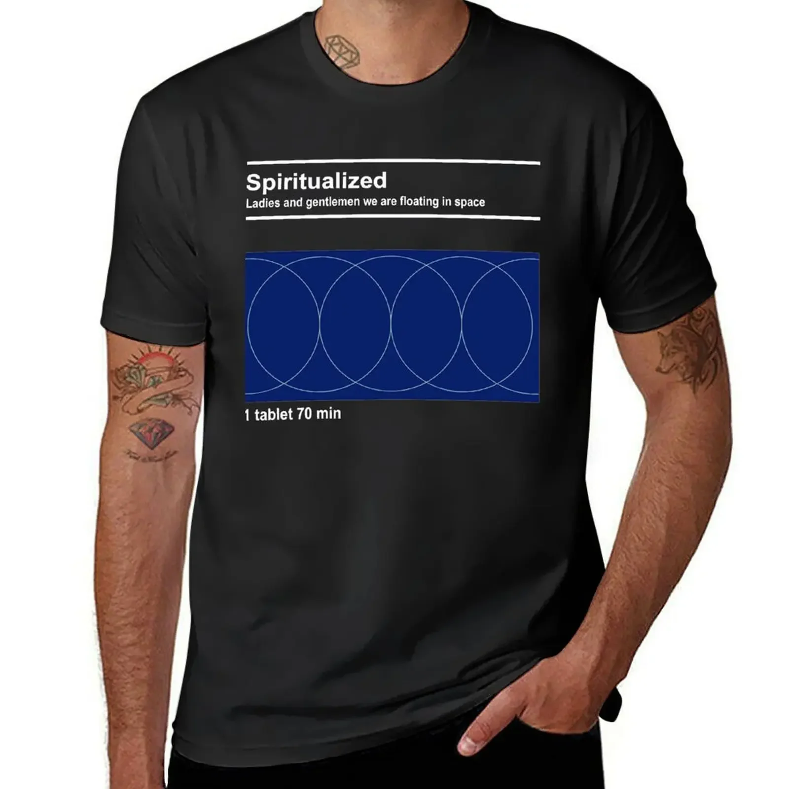 Spiritualized Tablet T-Shirt plus size tops man clothes custom shirt cheap stuff t shirt men