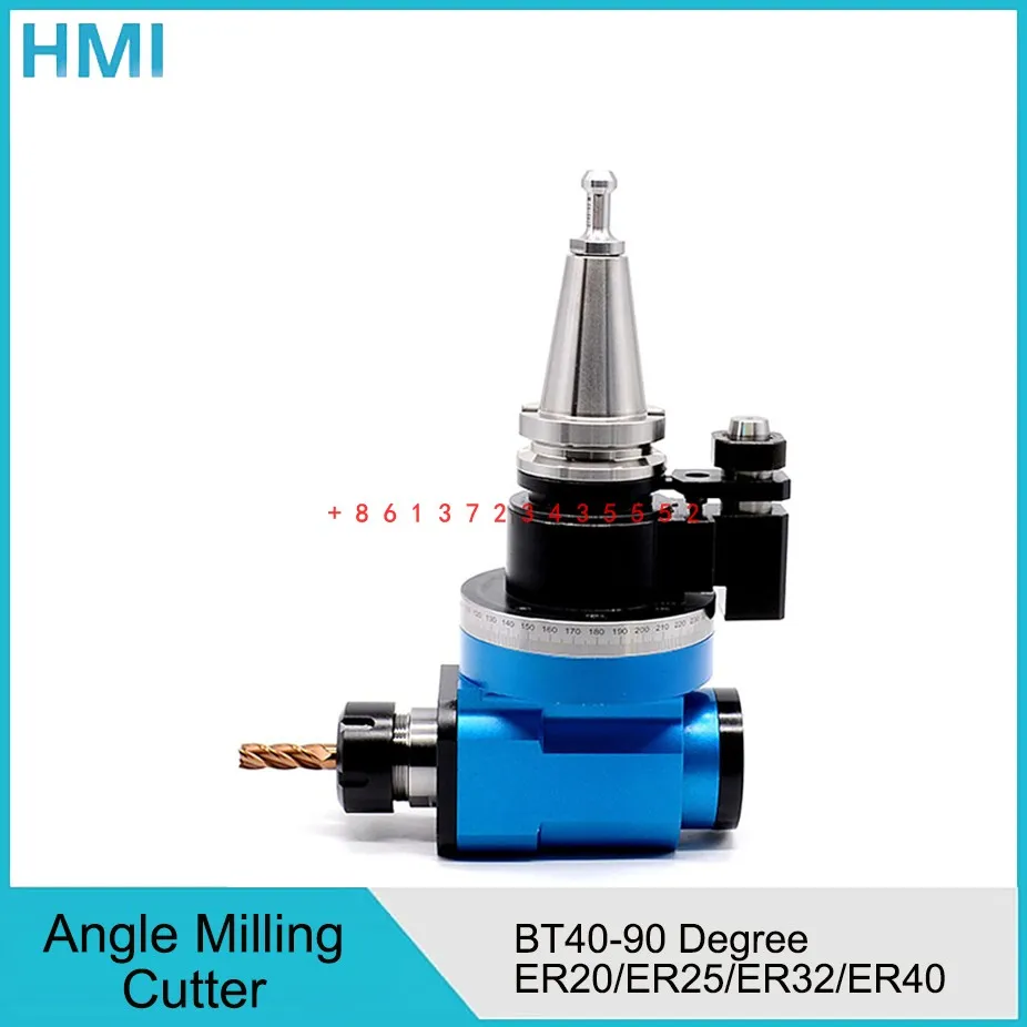 

BT40-90 degree angle head side milling cutter han CNC Machine Center Milling Head BT40 ER16 ER20 ER25 cutting tool