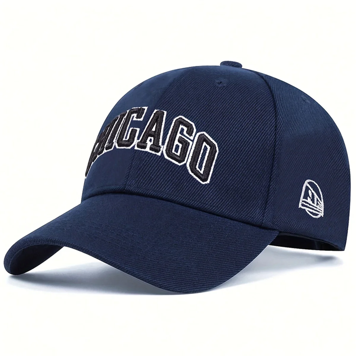 للجنسين شيكاغو إلكتروني التطريز قبعات البيسبول قابل للتعديل قبعات عادية الربيع والخريف في الهواء الطلق واقية من الشمس قبعة قبعة رياضية