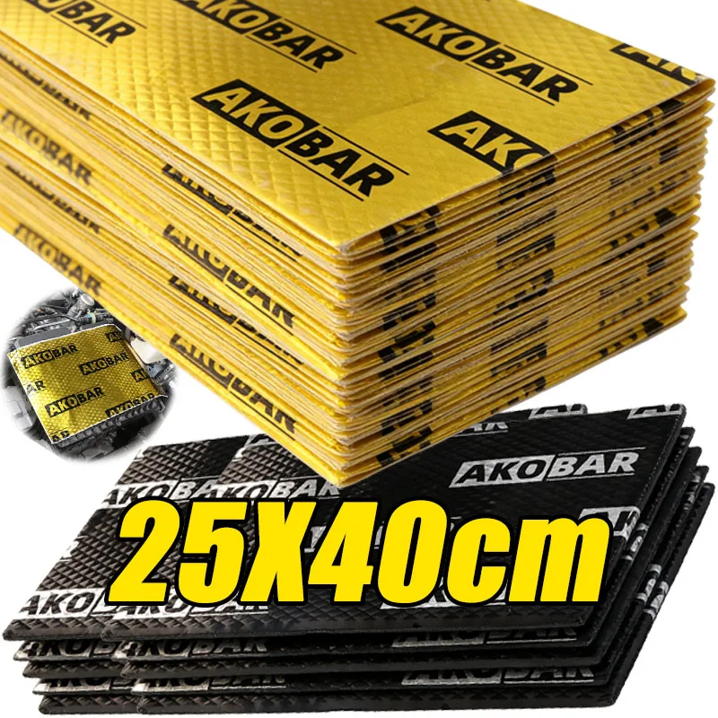 

Butyl Automotive Soundproofing Pad Butyl Auto Sound Deadening Material Car Audio Soundproofing Panel Door Speaker Damping Panel