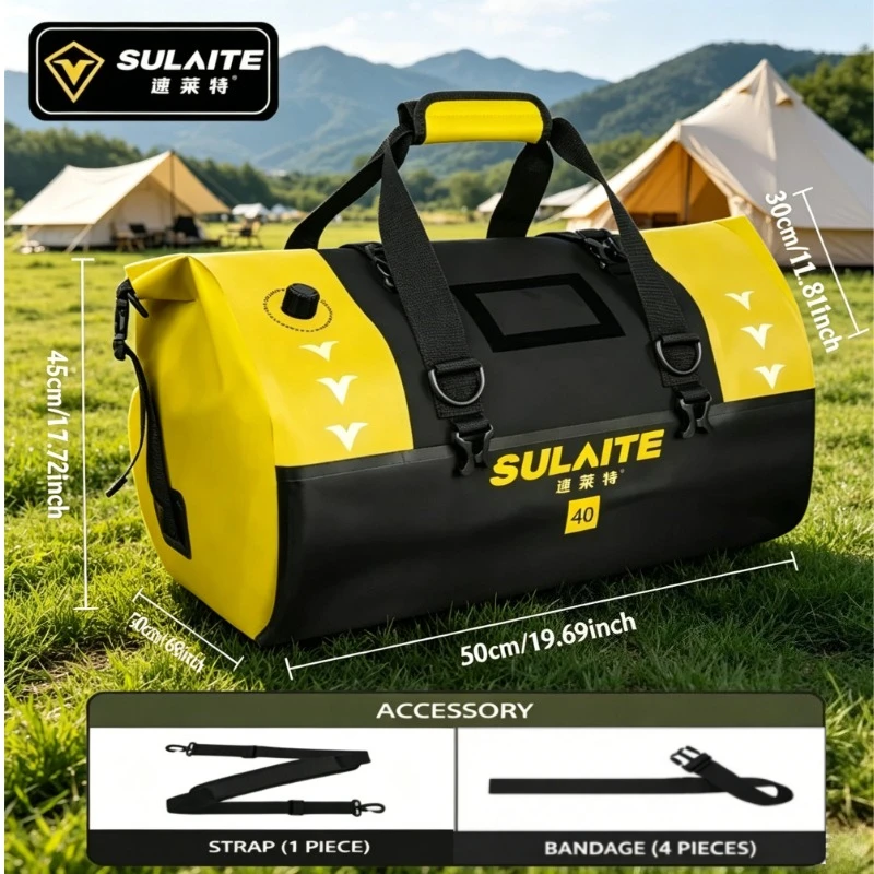 

Motorcycle Waterproof Tail Bag Motorbike Dry Bag Motorcycle Seat Bag High Capacity Travel Outdoor Luggage Backpack