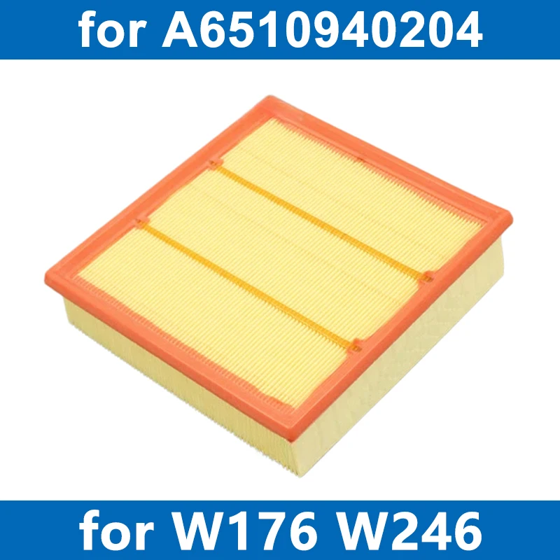 Filtro de Aire para Auto A6510940204 para Q30 QX30 W176 W246 C117 X156 A160d A180d A200d A220d B220d CLA220d GLA220d OM651 2011-2019