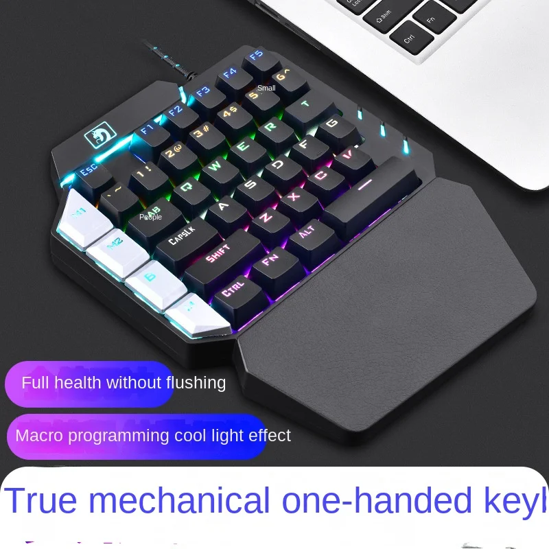 

K109 USB One-handed Keyboard Gaming Mechanical Keyboard Portable 38 Keys Mini Wired Keyboard Ergonomic Gaming Keyboard