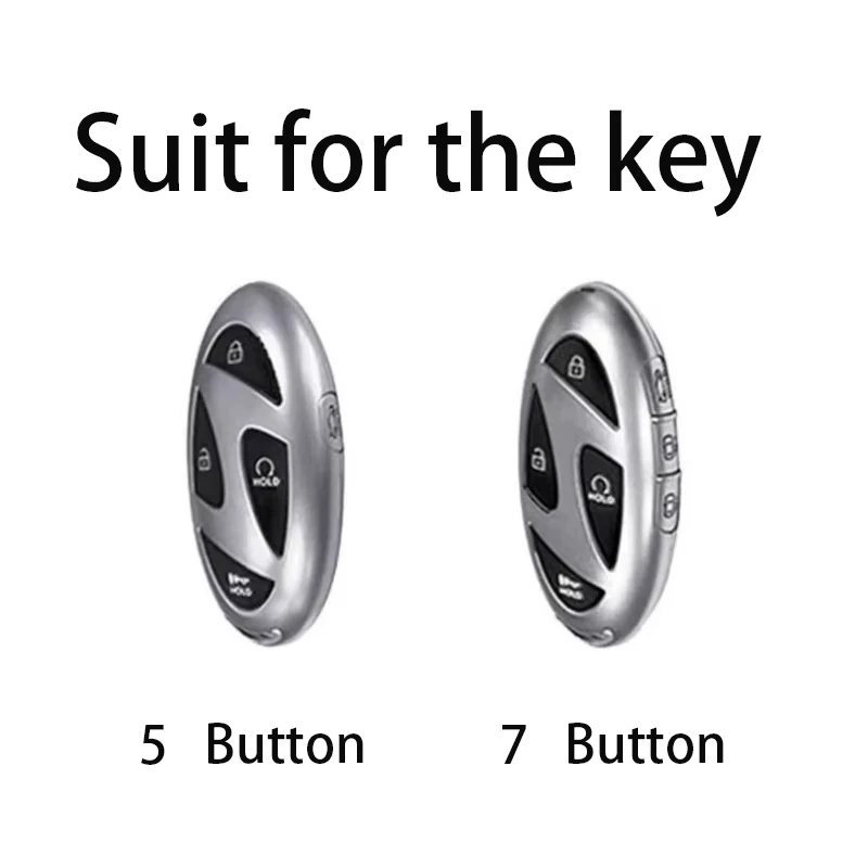 Fashion TPU 5 7 Button for Hyundai Grandeur GN7 Kona Ev 2023 Lonic 6 Auto Smart Remote Key Case Shell Bag Fob Cover Accessories