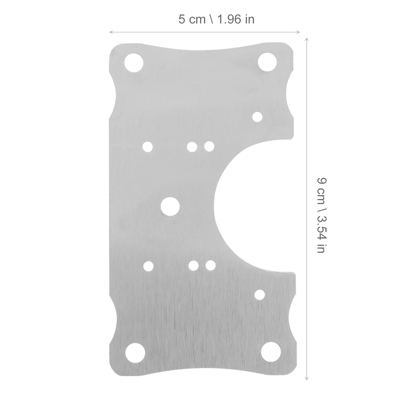 

10 Pcs Hinge Repair Plate Stainless Steel Cabinet Tools Design Door Replacement Wooden Furniture Fixation Screw Hole