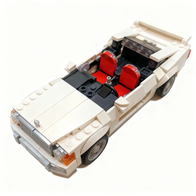 334pcs MOC City Champions Nissanes Skylines R32 