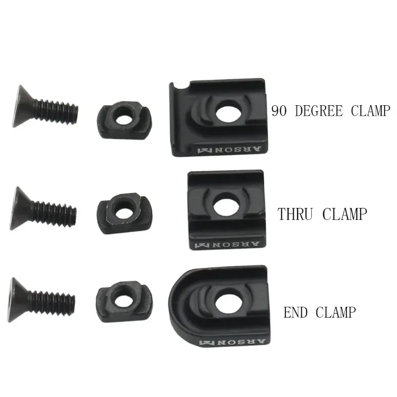 3PCS/Set M-LOK Wire Guide System For M300 M600 PEQ Flashlight Switch Cable Clip