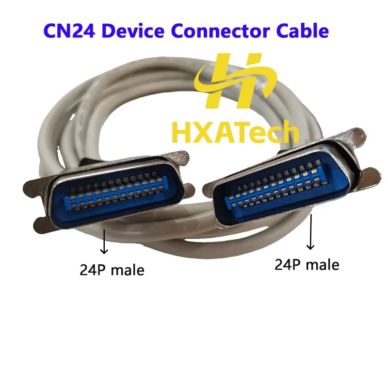 HXATech- CN24P male to male Connector Cable 24pin Female to Male Extension Cord 24-pin Printer Cable for Device