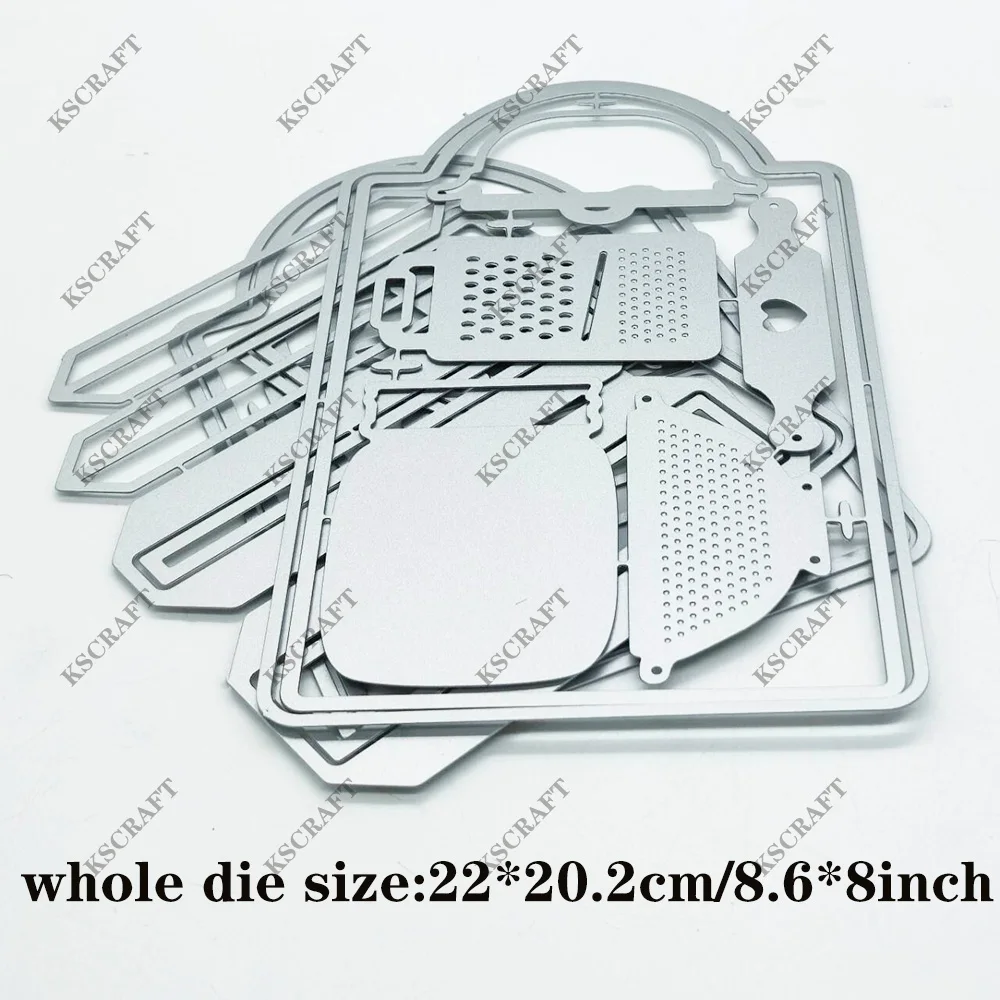 KSCRAFT Arched Trifold Card Cutting Dies Stencils for DIY Scrapbooking Decorative Embossing DIY Paper Cards view 6