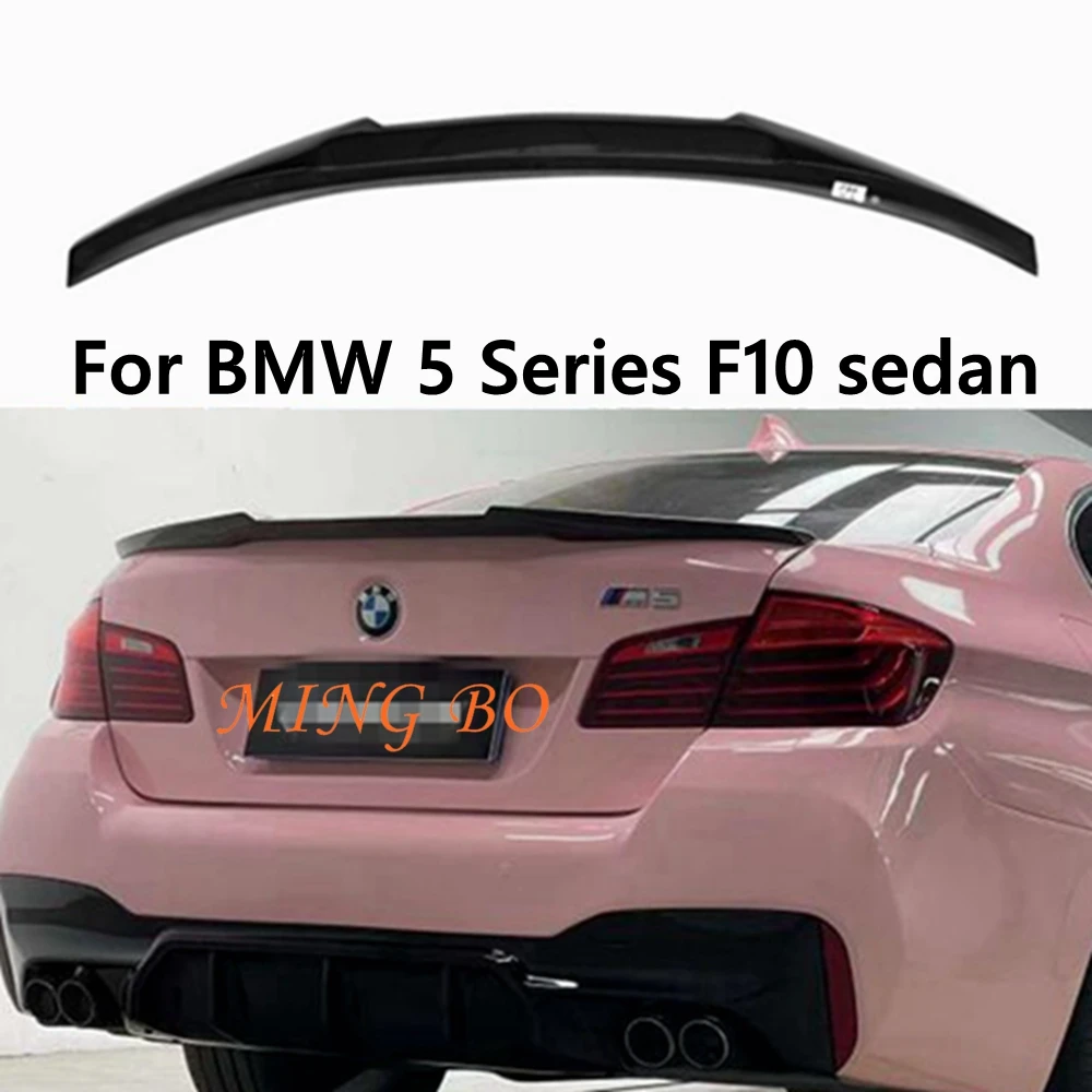 

For BMW 5 Series F10 F18/F10 M5 Sedan M4 Style Carbon Fiber Forged Carbon Rear Spoiler Trunk Wing 2009-2017