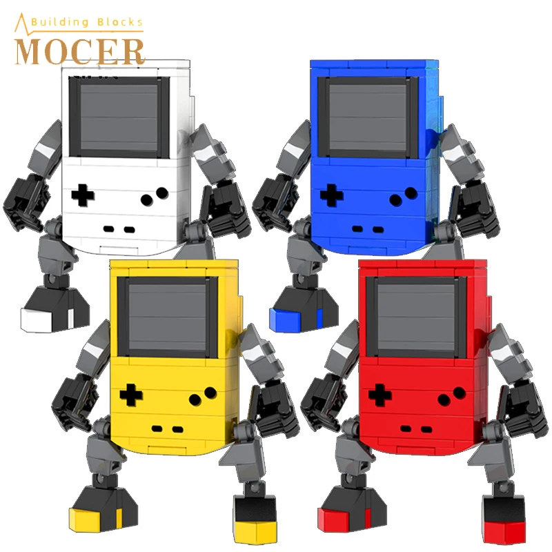 Mocer Ideeën 1989 Nintendoed Gameboy Moc Game Console Mech Robot Creatieve Expert Set Bouwstenen Speelgoed Voor Kinderen Gift