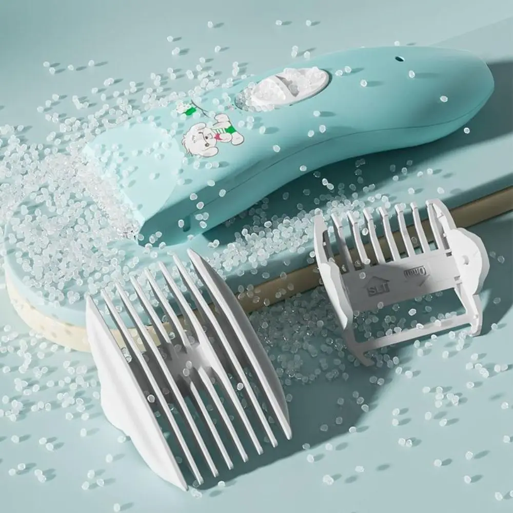 Alat Cukur Rambut Bayi Elektrik Senyap untuk Bayi Baru Lahir, Kit Pemotong Rambut Bayi yang Aman dan Tenang, Alat Pangkas Rambut untuk Anak-Anak