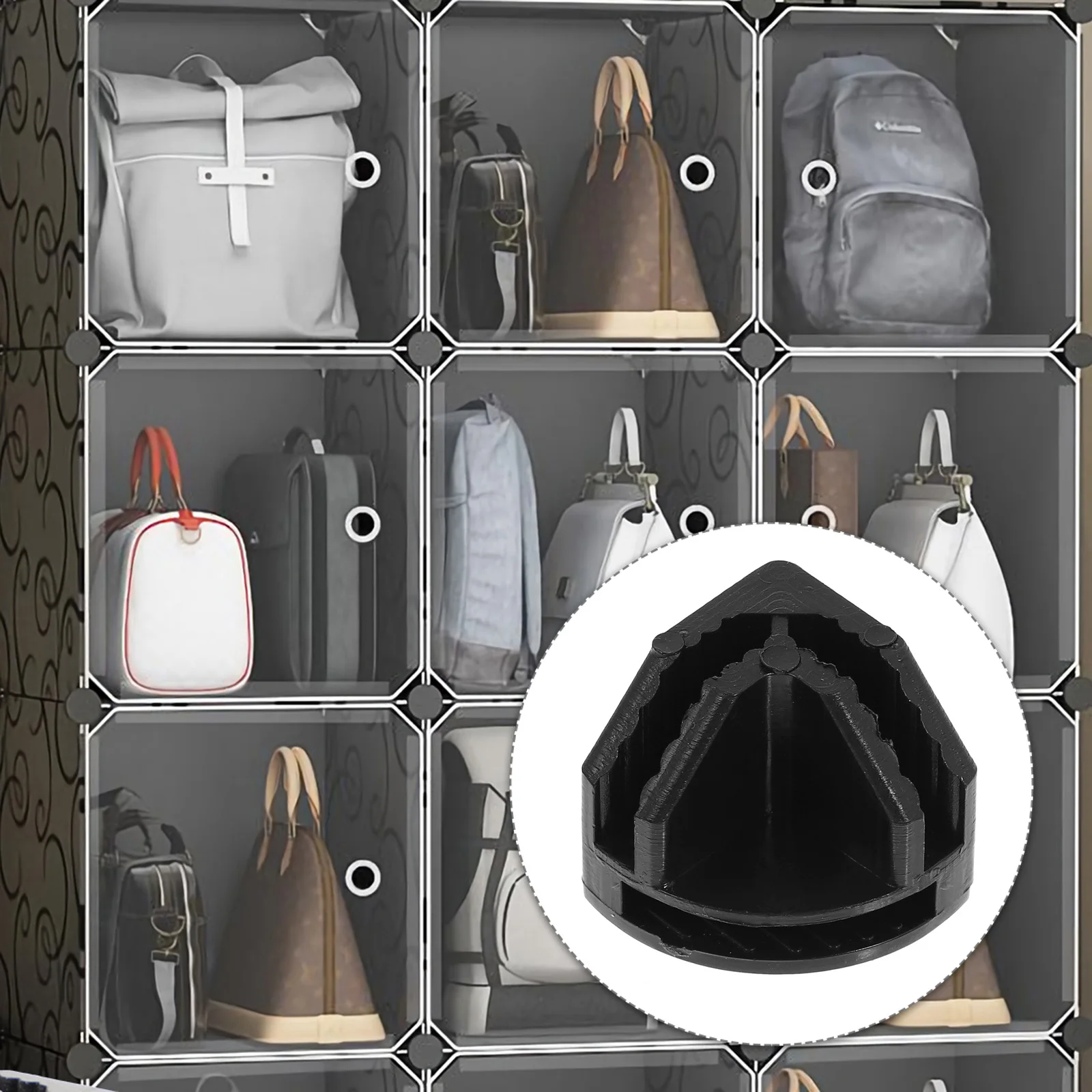 20 個のワイヤーキューブコネクタプラスチッククローゼットバックル棚組立バックル収納キャビネットオーガナイザーコネクタ用