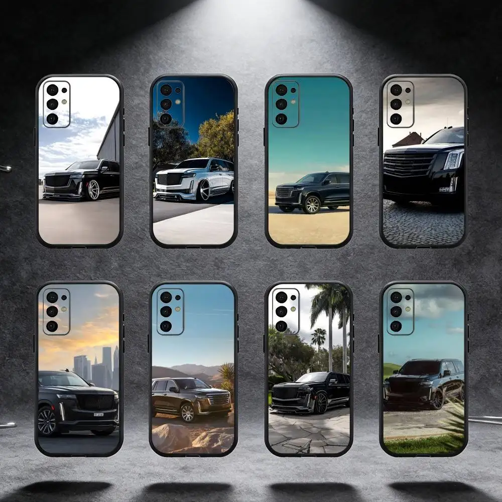 

SUV Cars E-Escalade Phone Case For Samsung S25,S24,S21,S22,S23,S30,Ultra,S20,Plus,Fe,Note,5G Black Cover