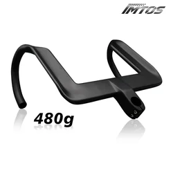 2024 Carbon Road Handlebar - Ultralight Integrated Bicycle Bar, TT Racing Aero Handlebar, UCI Limited Cycling Accessories