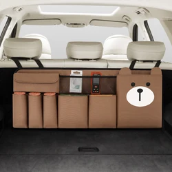 Car trunk hanging bag storage bag SUV car seat back multi-functional storage hanging bag inside the car hanging bag