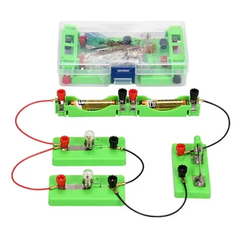 Science Project Learning Electricity Circuit Building Experiment Series Circuit Parallel Circuit Physics Basics-Kit 95AD