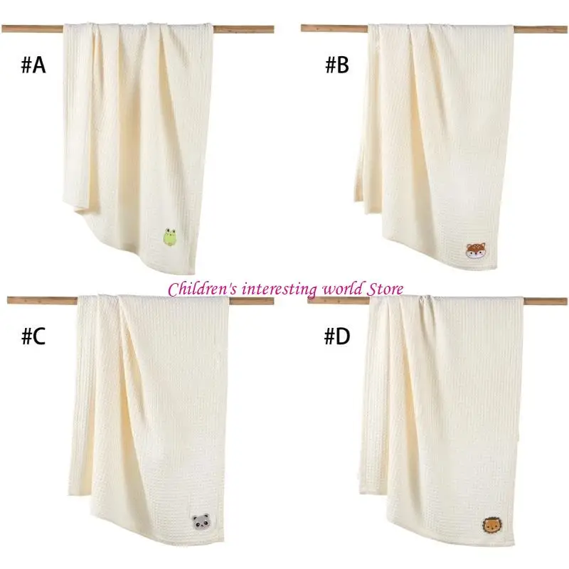 

Cartoon Newborns Shower Wrapping Blanket Cotton Swaddles Wrap Baby Bath Towel 425F