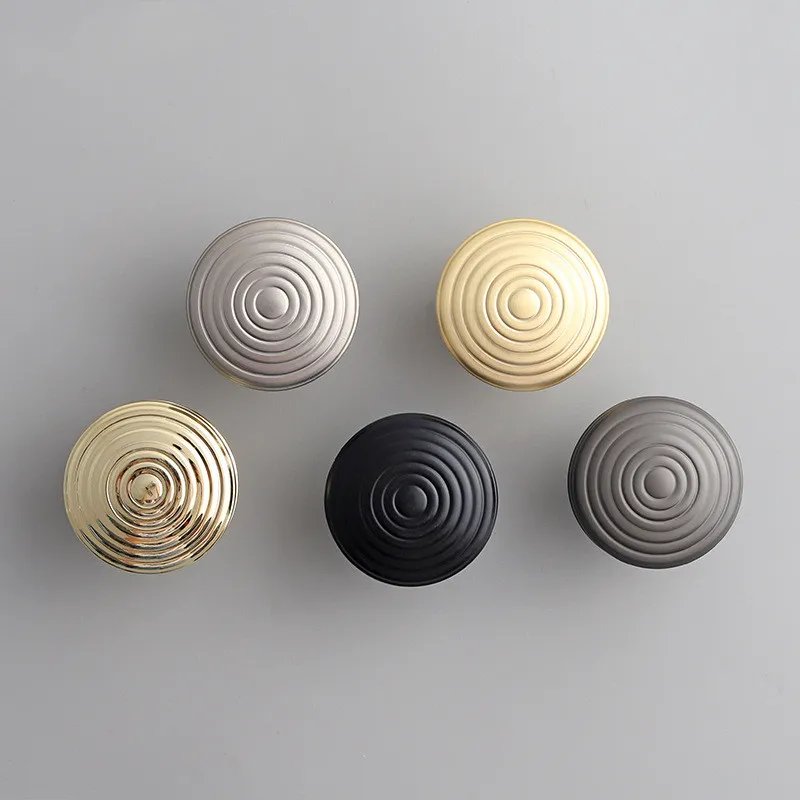 Single Hole Bedroom Wardrobe Drawer Knob Shoe Cabinet Door Handle Gold Black Gray Furniture Small Handle Home Decoration