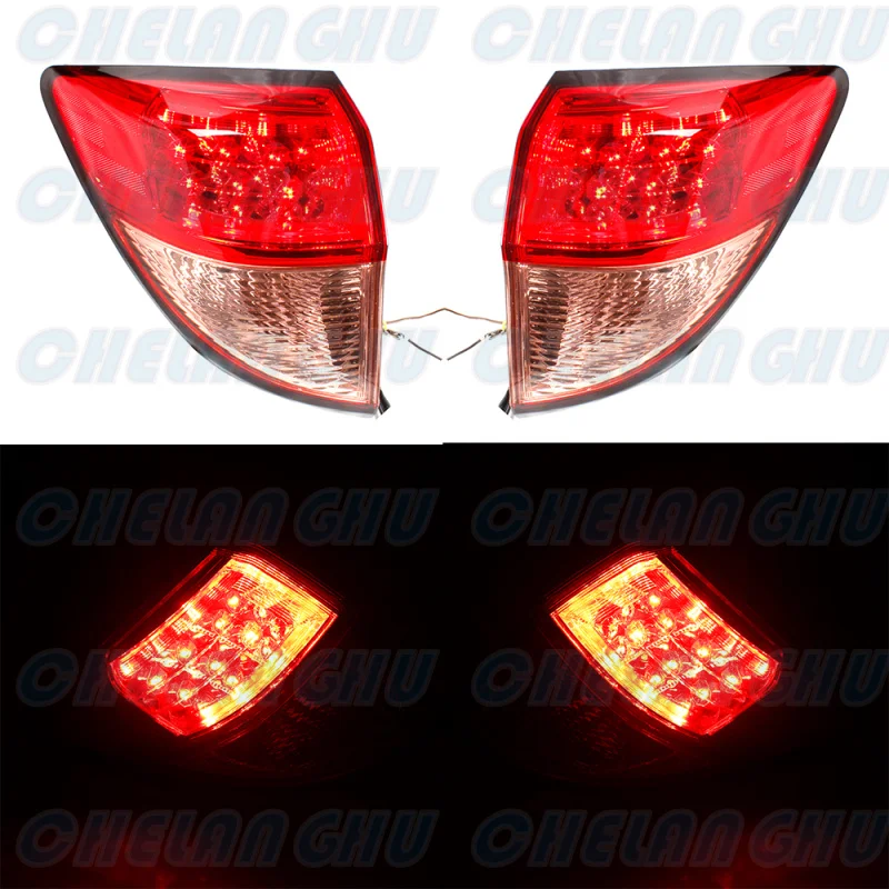 LED Pair Left+Right Outer Side Tail Lamp Rear Light With Bulbs 33502-T7S-A01 33552-T7S-A01 For Honda HRV 2016 2017 2018