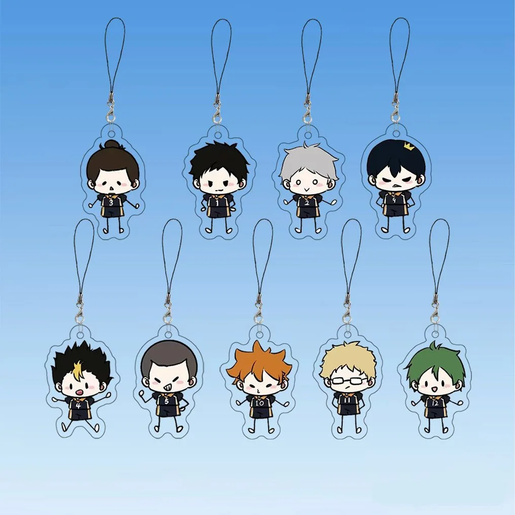 Animation Derivatives Ant Body Keychain Shoyo Hinata Tobio Kageyama Kei Tsukishima Kotaro Bokuto Creative Cartoon Present