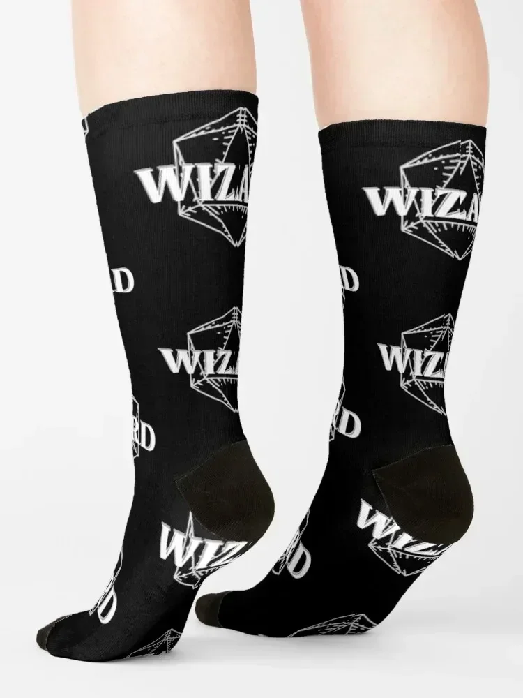 Dnd Wizard Class Symbol D20 Calcetines con estampado Calcetines de verano antideslizantes para hombres y mujeres