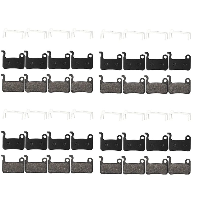 New 16 Pairs MTB Bicycle Resin Disc Brake Pads For Shimano Deore M596 M595 M535 SLX M665 XT M775/776/765 XT/R M975 M966 M965