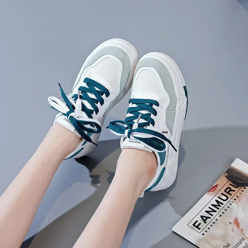 Chunky White Platform Sneakers Women Luxury Designer Brand High Quality Shoes for Women Hightop Sneakers Winter Sports Ladies